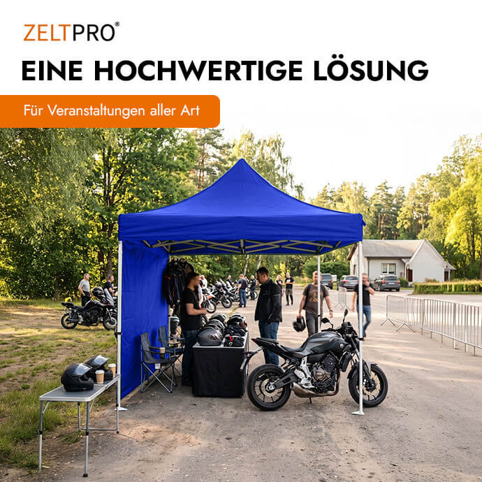 Faltpavillon 3x6 Blau Zeltpro PROFRAME 14