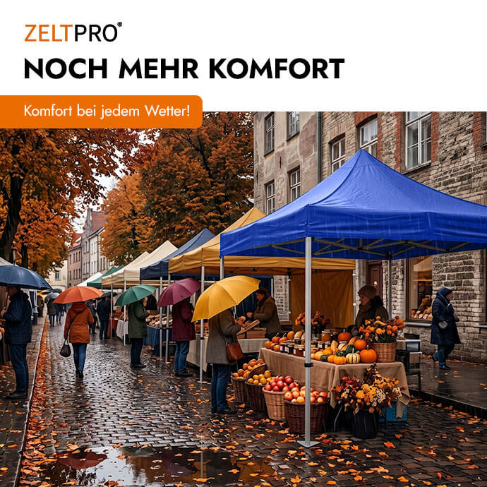 Faltpavillon 3x6 Blau Zeltpro PROFRAME 21