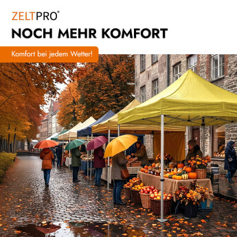 Faltpavillon 3x6 Gelb Zeltpro PROFRAME 11