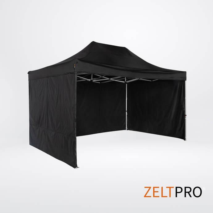 Faltpavillon 3x4,5 Schwarz Zeltpro TITAN 4