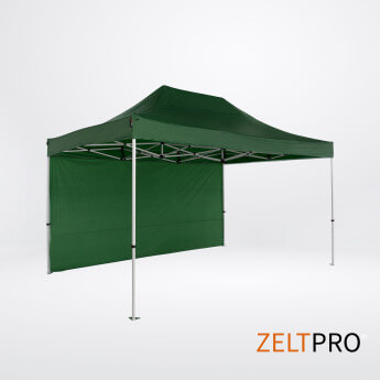 Faltpavillon 3x4,5 Grün Zeltpro TITAN 3