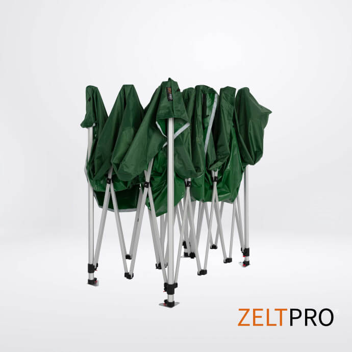 Faltpavillon 3x4,5 Grün Zeltpro TITAN 5