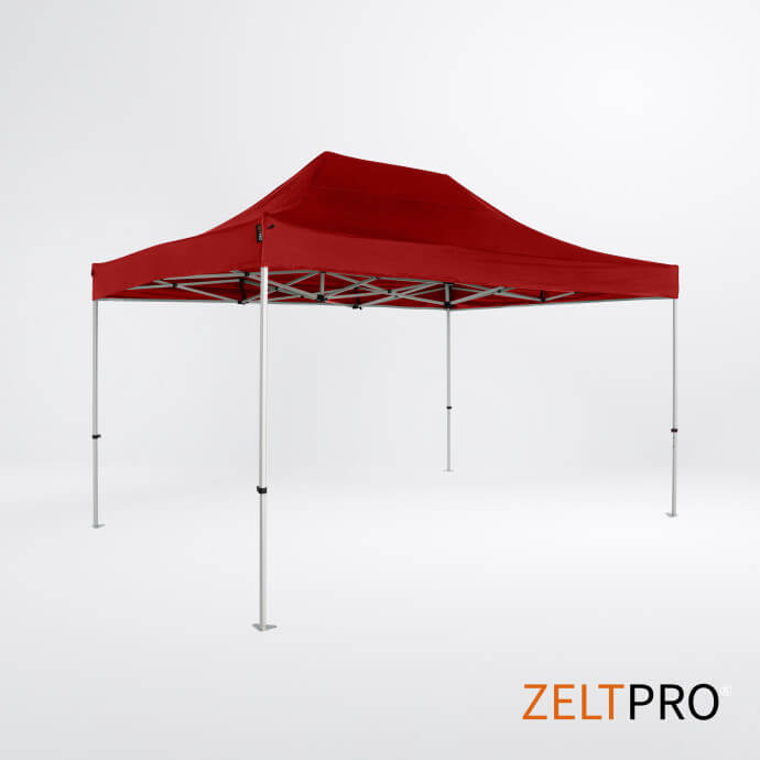 Faltpavillon 3x4,5 Rot Zeltpro TITAN 2