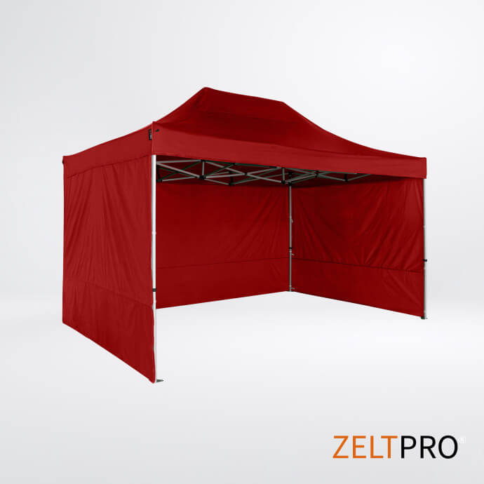 Faltpavillon 3x4,5 Rot Zeltpro TITAN 4