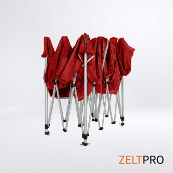 Faltpavillon 3x4,5 Rot Zeltpro TITAN 6