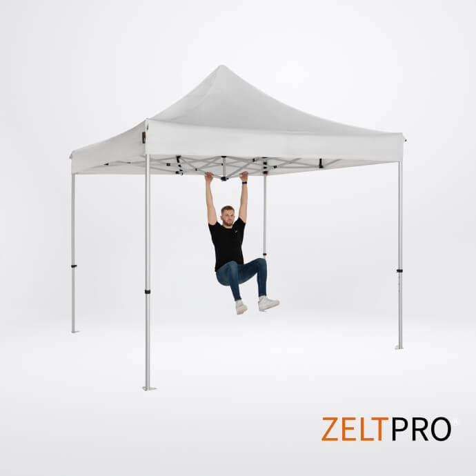 Faltpavillon 3x3 Weiß Zeltpro TITAN 3