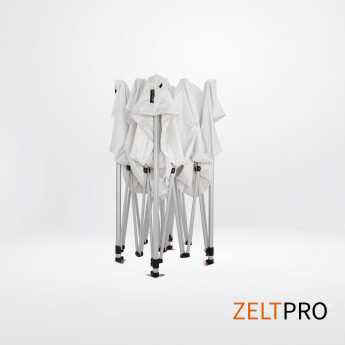 Faltpavillon 3x3 Weiß Zeltpro TITAN 5