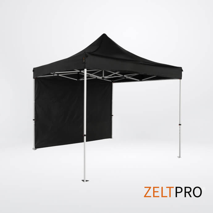 Faltpavillon 3x3 Schwarz Zeltpro TITAN 5