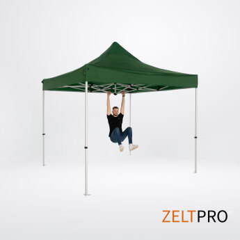 Faltpavillon 3x3 Grün Zeltpro TITAN 4