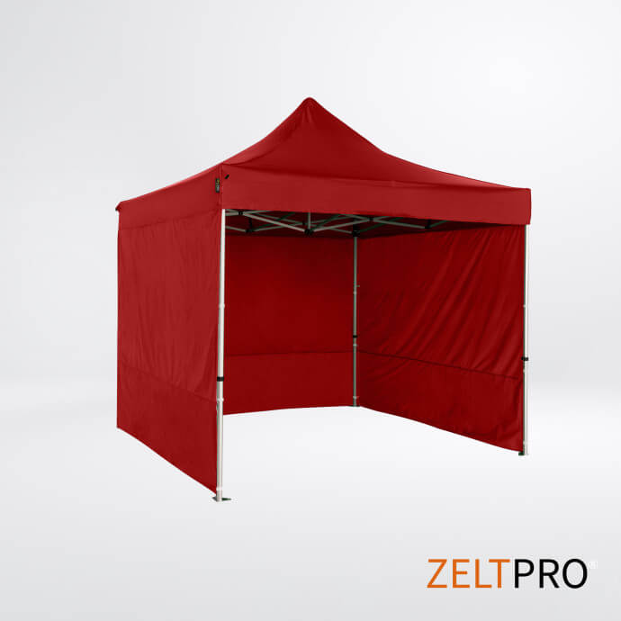 Faltpavillon 3x3 Rot Zeltpro TITAN 3