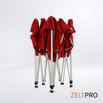 Faltpavillon 3x3 Rot Zeltpro TITAN 5