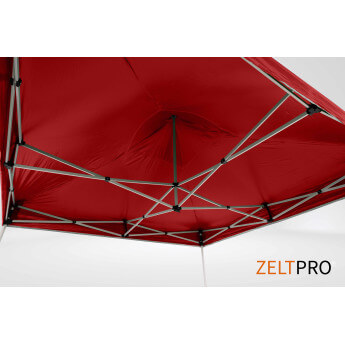 Faltpavillon 3x3 Rot Zeltpro TITAN 9