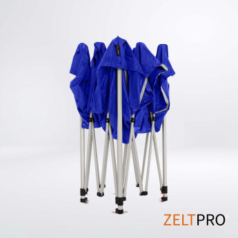 Faltpavillon 3x3 Blau Zeltpro TITAN 5