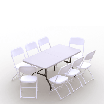 Klappmöbel-Set: Tisch 150...
