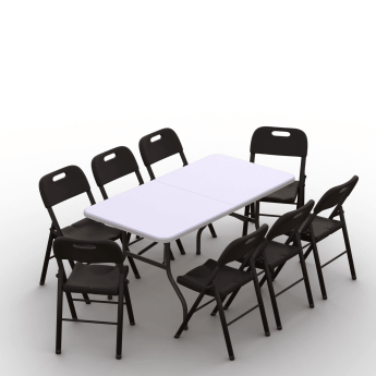 Klappmöbel-Set: Tisch 150...
