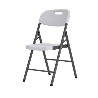 Klappmöbel-Set: Tisch 150 weiß, 8-Stühle Premium, weiß 3