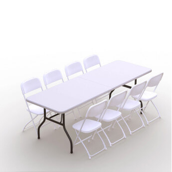 Klappmöbel-Set: Tisch 240...