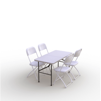 Klappmöbel-Set: Tisch 120...