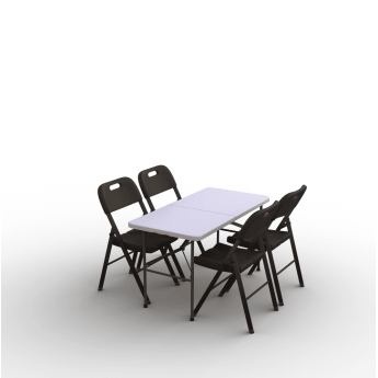 Klappmöbel-Set: Tisch 120...