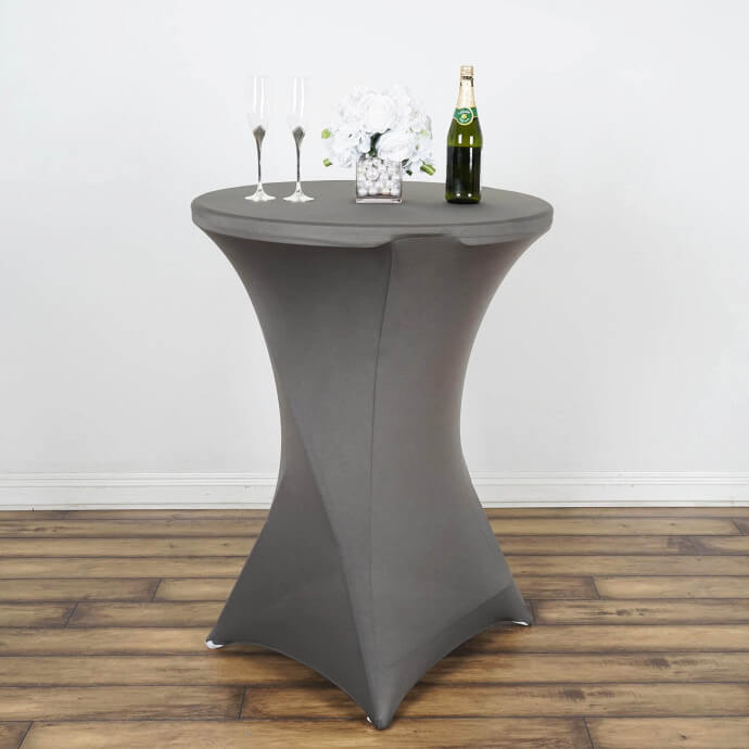 Hussen für Stehtische, Restly Grau 110x80 4