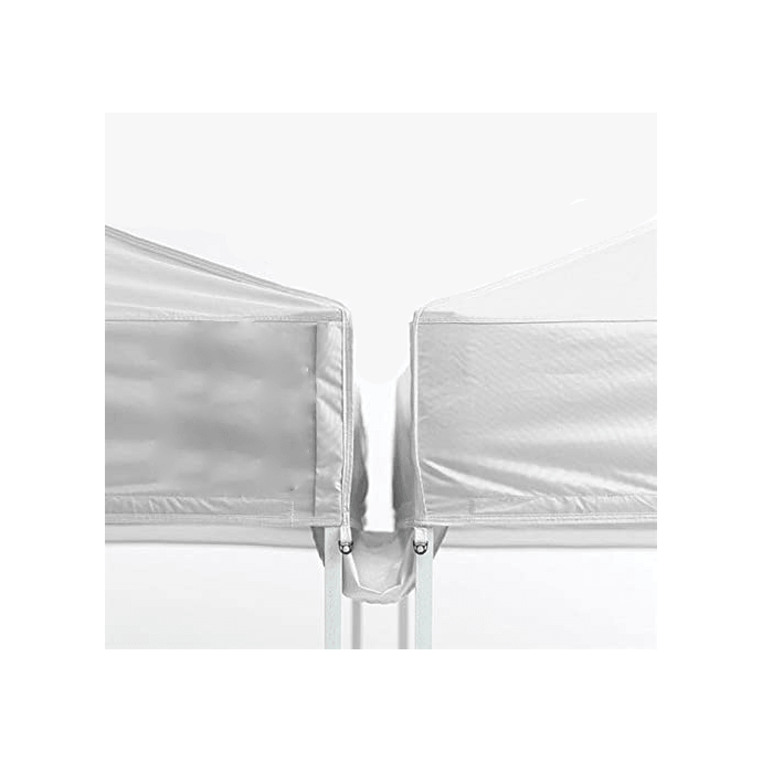 Regenrinne für Pavillons (8 m) Zeltpro – Weiß 1