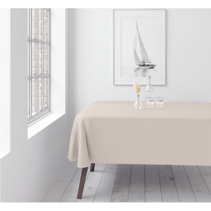 Rechteckige Tischdecke Restly Champagner 150x150 1