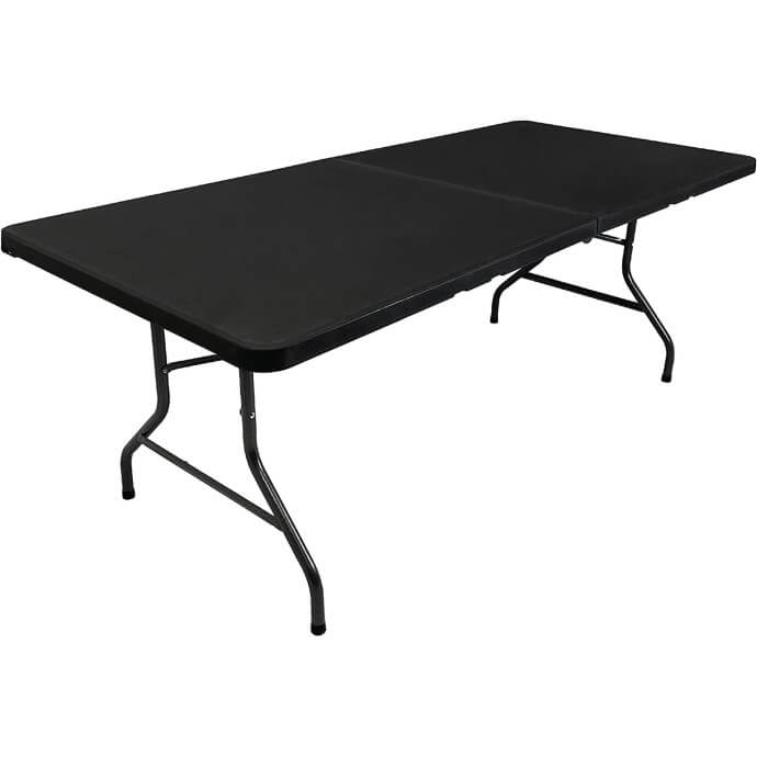 Klapptisch 180 cm schwarz 6