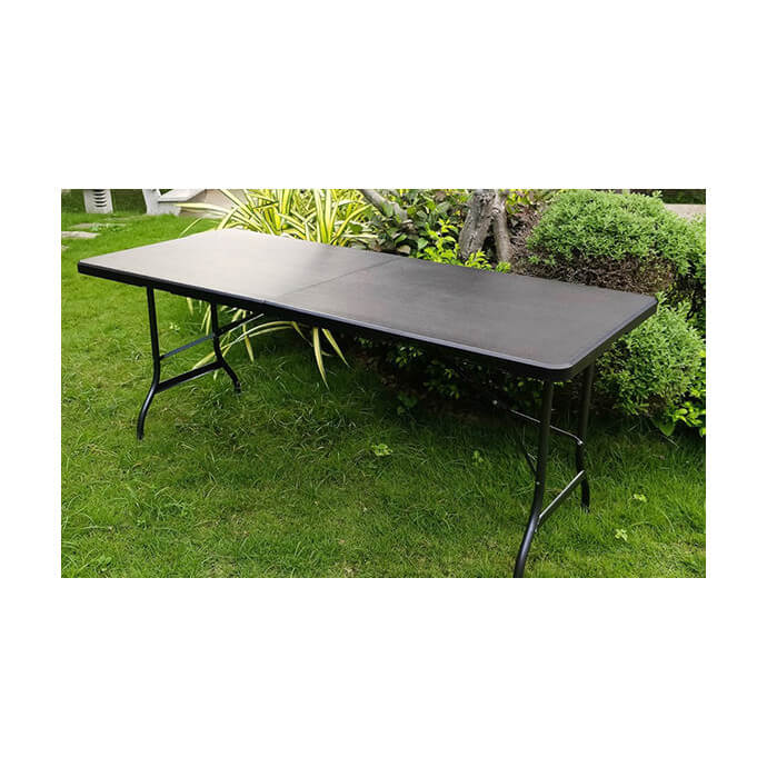 Klapptisch 180 cm schwarz 7