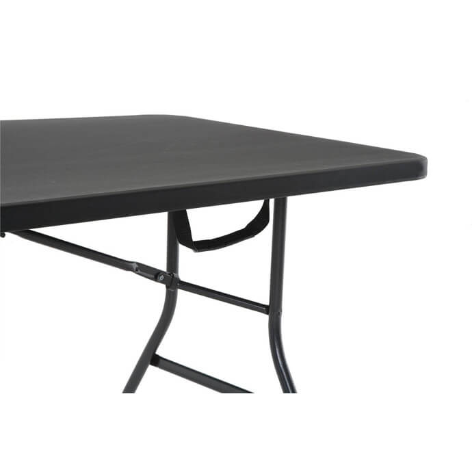 Klapptisch 180 cm schwarz 9