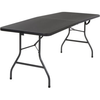 Klapptisch 180 cm schwarz 12
