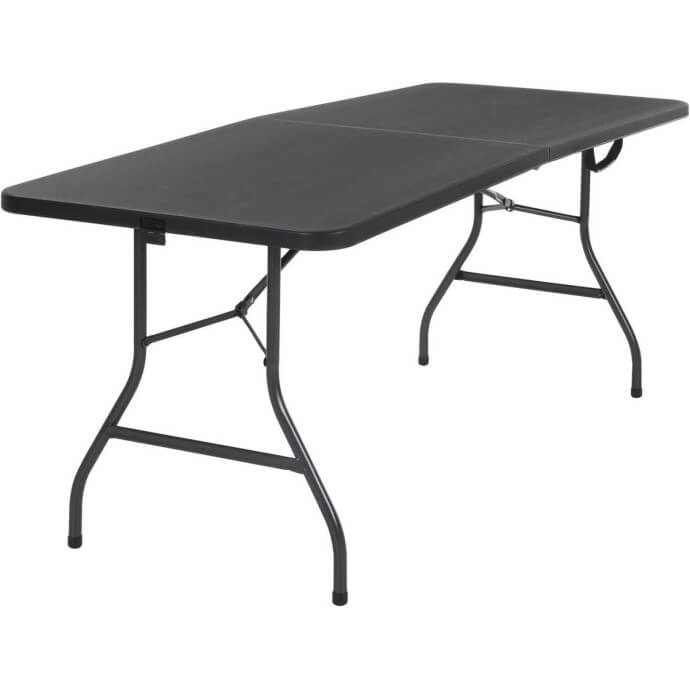 Klapptisch 180 cm schwarz 12