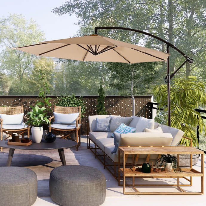 Sonnenschirm Select Taupe 12