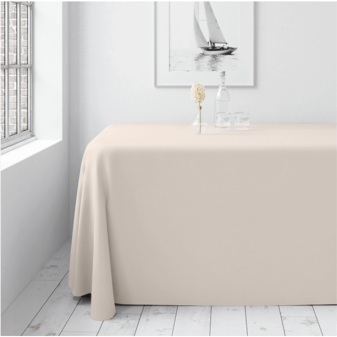 Rechteckige Tischdecke Restly Champagner 150x250 1