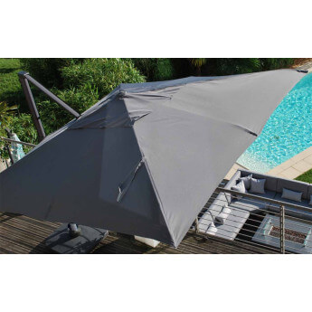 Sonnenschirm mit Sonnenschirmständer Comfort Anthrazit 14