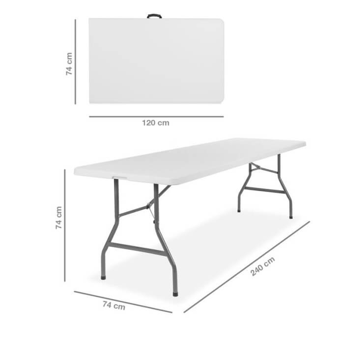 Klapptisch 240 cm. 2