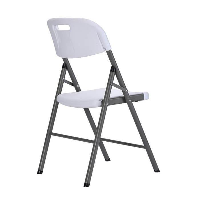 Klappstuhl Premium aus Kunststoff, weiß 2