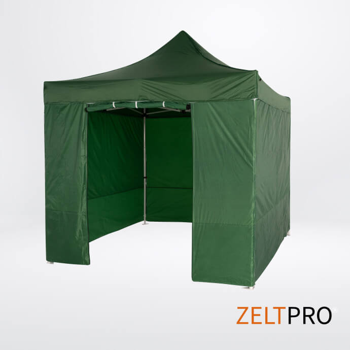 Faltpavillon 2x2 Grün Zeltpro PROFRAME 5