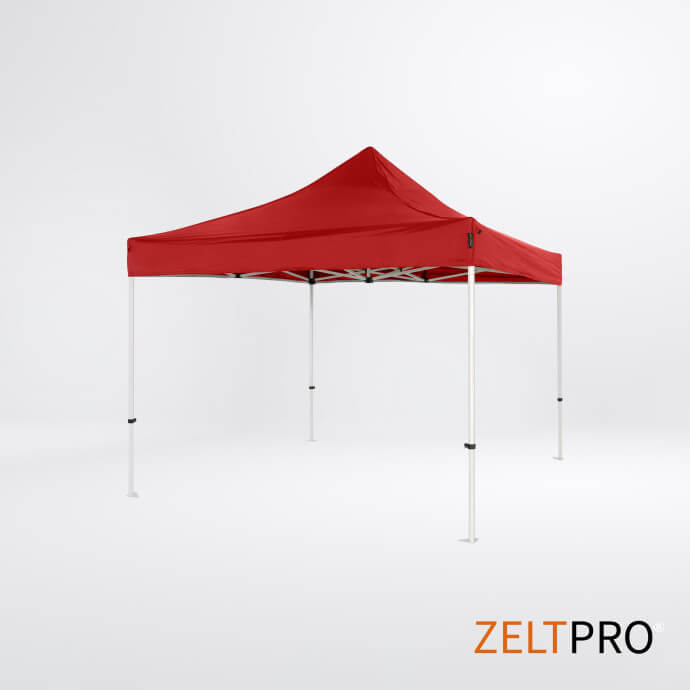 Faltpavillon 2x2 Rot Zeltpro PROFRAME 4