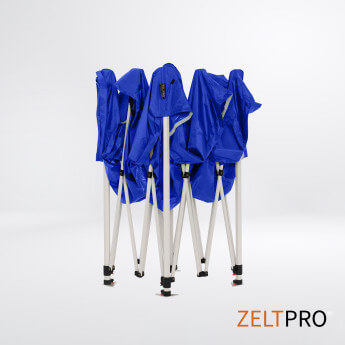 Faltpavillon 2x2 Blau Zeltpro PROFRAME 6