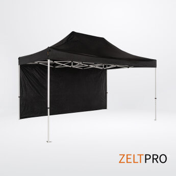 Faltpavillon 3x2 Schwarz Zeltpro PROFRAME 3