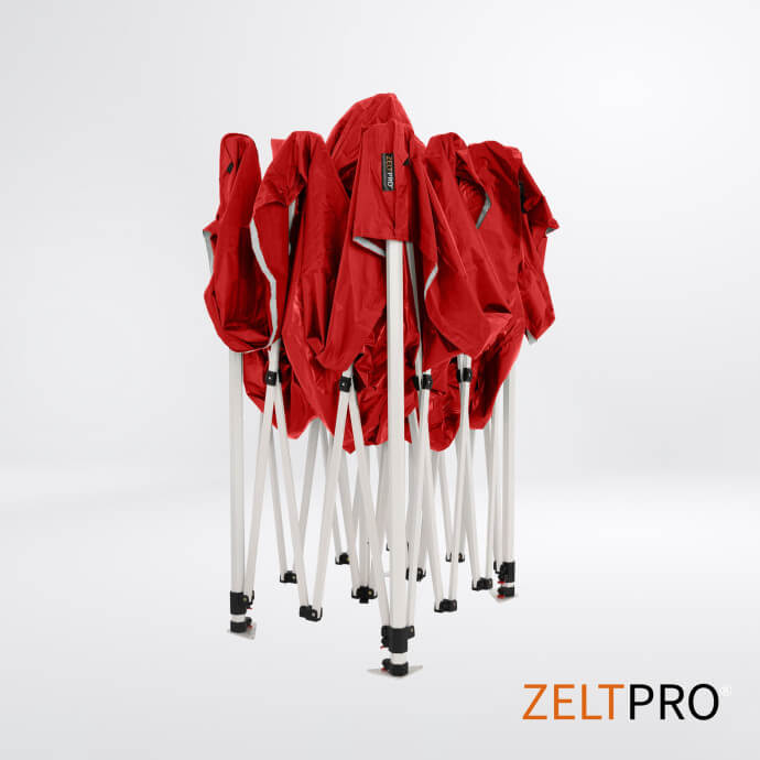 Faltpavillon 3x2 Rot Zeltpro PROFRAME 5